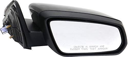 Set Of 2 Front Power Mirror Manual Folding Non-Heated Primed Left Driver & Right Passenger Side Direct Replacement Compatible With 2013-2014 Ford Mustang FO1321452 FO1320452
