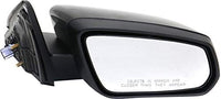 Set Of 2 Front Power Mirror Manual Folding Non-Heated Primed Left Driver & Right Passenger Side Direct Replacement Compatible With 2013-2014 Ford Mustang FO1321452 FO1320452