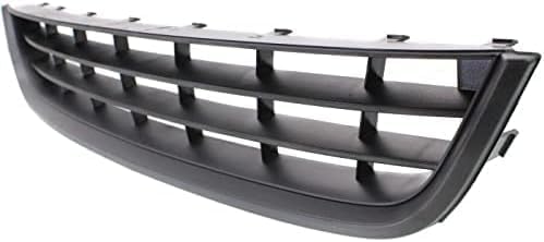 Front Bumper Center Lower Grille Primed Plastic Direct Replacement Compatible With 2009-2012 Volkswagen CC / 2009-2010 Passat CC VW1036117 3C88536779B9