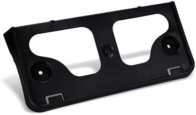 Front License Plate Bracket Primed Plastic Direct Replacement Compatible with 2013-2019 Ford Taurus/Police Interceptor FO1068150 DG1Z17A385AA