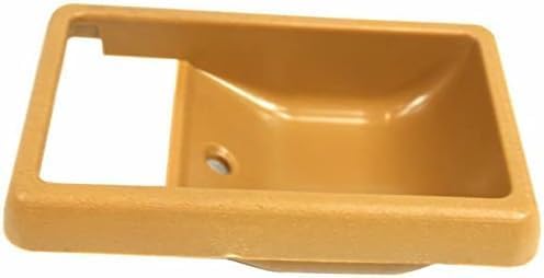 Set of 2 Front Inside Door Handle Case Beige Left Driver & Right Passenger Side Direct Replacement Compatible with 1984-1989 Toyota Pickup / 4Runner TO1358103 TO1356103
