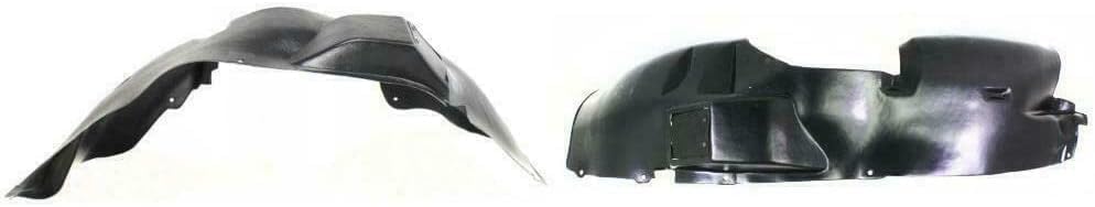 Set Of 2 Front Fender Liner Plastic Left Driver & Right Passenger Side Direct Replacement Compatible With 2008-2010 Jeep Grand Cherokee J222110 J222109 55079096AA-PFM 55079097AA-PFM