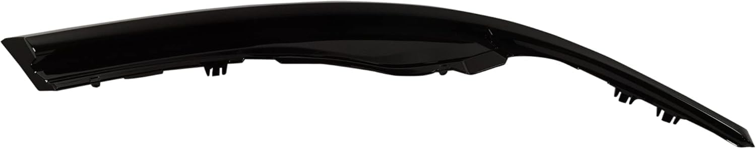 Set Of 2 Front Head Light Molding Primed Left Driver & Right Passenger Side Direct Replacement Compatible With 2017-2018 Toyota Corolla iM / 2016 Scion TO2511105 TO2510105 5318112060