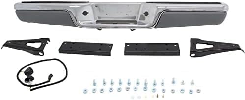 Step Bumper Assembly Chrome Steel Direct Replacement Compatible With 1997-2004 Dodge Dakota CH1103103