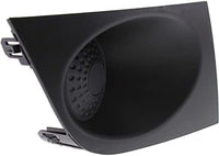 Set Of 2 Front Fog Light Cover Primed Plastic Right Passenger & Left Driver Side Direct Replacement Compatible With 2007-2012 Nissan Versa NI1039111 NI1038111 62256EM30A 62257EM30A