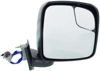 Set Of 2 Front Power Mirror Non-Towing Manual Folding Heated Textured Left Driver & Right Passenger Side Direct Replacement Compatible With 2013-2021 Nissan NI1321246 NI1320246