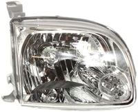 Set Of 2 Front Head Light Assembly Plastic Left Driver & Right Passenger Side Direct Replacement Compatible With 2005-2006 Toyota Tundra TO2502166 TO2503166 811500C040 811100C040