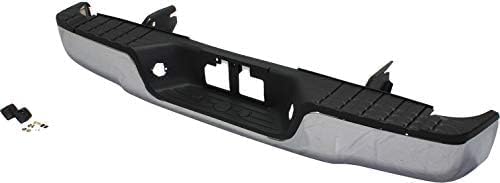 Rear Step Bumper Assembly Chrome Steel Direct Replacement Compatible With 2007-2013 Toyota Tundra TO1103117 521510C060-PFM