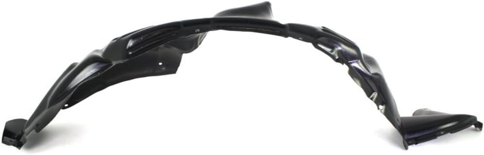 Front Fender Liner Right Passenger Side Direct Replacement Compatible With 1998-2003 Toyota Sienna TO1249105 5387508010