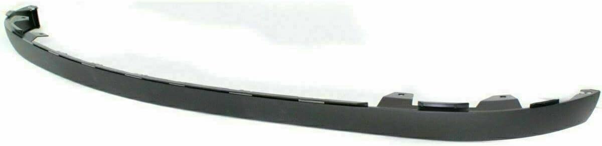 Front Bumper Chrome + Lower Valance Air Deflector + Extension Textured + Impact Brackets LH & RH Side Direct Replacement Compatible With Chevrolet Silverado 2500HD 3500HD 2011-2014