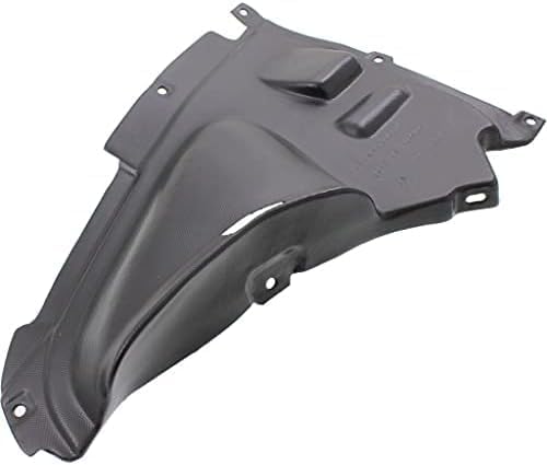 Front Lower Section Fender Liner Plastic Right Passenger Side Direct Replacement Compatible With 2012-2019 BMW 3-Series BM1251127 51717260740