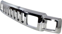 Front Upper Grille Assembly Chrome Shell And Insert Direct Replacement Compatible With 2006-2010 Hummer H3 HU1200101 15834196