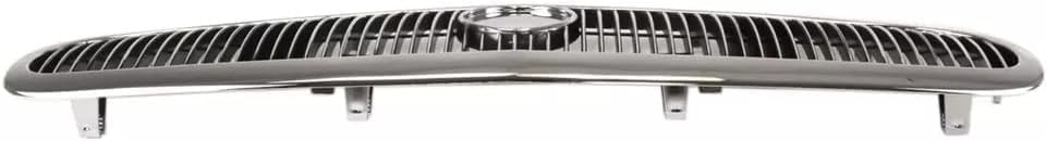 Front Grille Chrome Shell & Primed Insert Plastic Direct Replacement Compatible With 1997-2002 Buick Century GM1200405 10424876