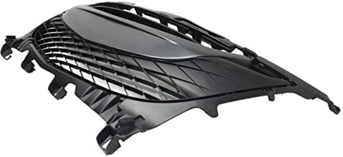 Front Grille Primed Shell And Insert Plastic Direct Replacement Compatible With 2012-2017 Mazda 5 MA1200193 C514501T0E