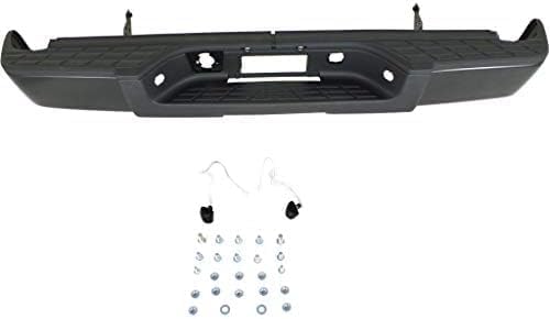 Step Bumper Face Bar Assembly Prime Steel Direct Replacement Compatible With 2007-2013 Chevrolet Silverado/GMC Sierra GM1103159