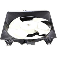 Front A/C Condenser Single Cooling Fan Assembly Plastic Left Driver Side Direct Replacement Compatible with 1998-2002 Honda Accord HO3113106 38605PAAA01