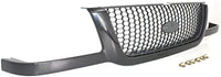 Front Grille Assembly Primed Shell And Painted Dark Gray Mesh Insert Direct Replacement Compatible With 2001-2003 Ford Ranger FO1200395 3L5Z8200BA