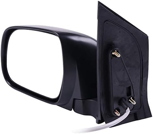 Set Of 2 Front Power Mirror Manual Folding Non-Heated Plastic Left Driver & Right Passenger Side Direct Replacement Compatible With 2004-2010 Toyota Sienna TO1320201 TO1321201
