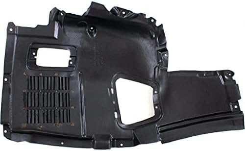 Front Upper Section Fender Liner Plastic Right Passenger Side Direct Replacement Compatible With 2010-2017 BMW 5 Series BM1249133 51717193510
