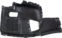 Front Upper Section Fender Liner Plastic Right Passenger Side Direct Replacement Compatible With 2010-2017 BMW 5 Series BM1249133 51717193510
