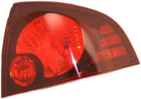 Set Of 2 Tail Light Assembly Plastic Left Driver & Right Passenger Side Direct Replacement Compatible With 2004-2006 Nissan Sentra NI2801165 NI2800165 265506Z825 265556Z825