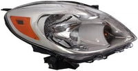Set Of 2 Front Head Light Assembly Plastic Left Driver & Right Passenger Side Direct Replacement Compatible With 2012-2014 Nissan Versa NI2503207 NI2502207 260103AN0B 260603AN0B