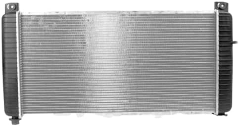 Front Radiator Aluminum Core Direct Replacement Compatible With 2002-2005 Cadillac Escalade / 2005-2013 Chevrolet Silverado/Sierra 1500/2011-2014 Cadillac Escalade GM3010275
