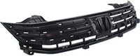 Front Bumper Upper Grille Primed Shell And Insert Plastic Direct Replacement Compatible With 2010-2011 Honda Insight HO1200208 71121TM8G01