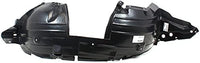Set Of 2 Front Fender Liner Plastic Left Driver & Right Passenger Side Direct Replacement Compatible With 2007-2012 Nissan Sentra NI1249116 NI1248116 63840ET80A 63841ET80A