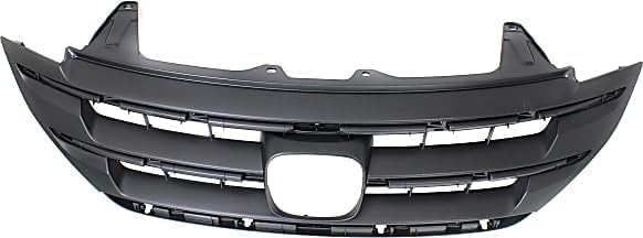 Front Bumper Upper Primed + Lower Cover Textured + Grille Primed Shell and Insert Direct Replacement Compatible With 2012-2014 Honda CR-V HO1200211 HO1014100 HO1015107 04711T0AA90ZZ