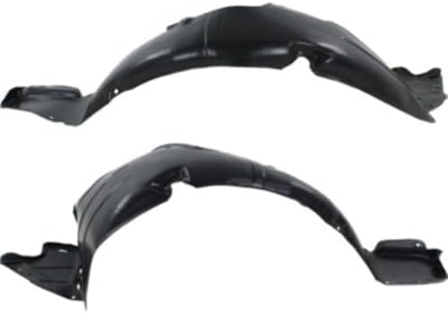 Set of 2 Front Fender Liner Right Passenger & Left Driver Side Direct Replacement Compatible with 2011-2013 Hyundai Elantra HY1249126 HY1248126 868123X000 868113X000