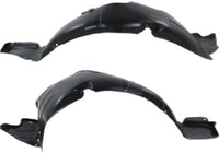 Set of 2 Front Fender Liner Right Passenger & Left Driver Side Direct Replacement Compatible with 2011-2013 Hyundai Elantra HY1249126 HY1248126 868123X000 868113X000