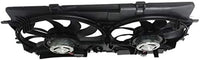 Front Radiator Cooling Fan Assembly Plastic Direct Replacement Compatible with 2008-2017 Audi A5 Quattro / 2009-2017 Audi Q5 / 2019-2021 Porsche Macan AU3115113 8K0121207A-PFM