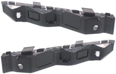 Set Of 2 Front Bumper Bracket Plastic Left Driver & Right Passenger Side Direct Replacement Compatible With 2012-2013 Kia Optima KI1043106 KI1042106 865144C000 865134C000