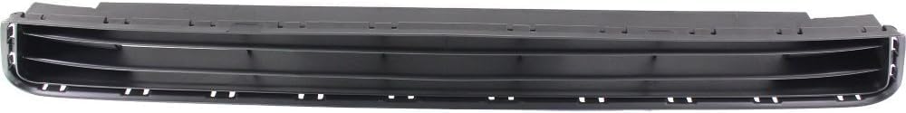 Front Bumper Cover Primed + Lower & Upper Grilles Textured Black Shell and Insert with Chrome Moldings Direct Replacement Compatible with 2015-2016 Subaru Impreza