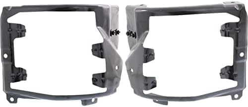 Set of 2 Front Bumper Outer Bracket Left Driver & Right Passenger Side Direct Replacement Compatible with 2016-2018 Chevrolet Silverado / 2019 LD 1500 GM1063114 GM1062114 84029811