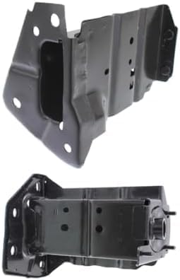 Set Of 2 Front Bumper Side-Member Connector Bracket Steel Left Driver & Right Passenger Side Direct Replacement Compatible With 2013-2019 Nissan Sentra NI1067143 NI1066143