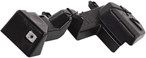 Set Of 2 Front Bumper Bracket Plastic Right Passenger & Left Driver Side Direct Replacement Compatible With 2018-2021 GMC Terrain GM1043144 GM1042144 84709614 84362702 84709616