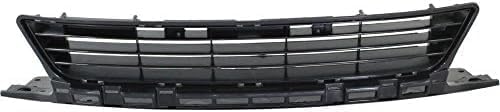 Front Bumper Center Grille Assembly Textured Plastic Direct Replacement Compatible With 2009-2011 Honda Civic HO1036107 71107SVAA50