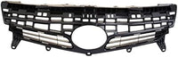 Front Grille Assembly Textured Black Shell And Insert Plastic Direct Replacement Compatible With 2012-2015 Toyota Prius TO1200350 5311147040