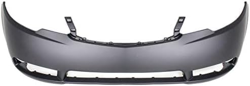 Front Bumper Cover Primed Direct Replacement Compatible With 2010-2013 Kia Forte KI1000145 865111M000