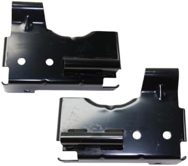 Set of 2 Front Bumper Bracket Impact Bar Brace Left Driver And Right Passenger Side Direct Replacement Compatible With 2003-2006 GMC Sierra 1500 2500HD 3500 GM1066164 GM1067164