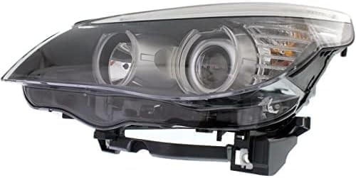 Set Of 2 Front Headlight Assembly Right Passenger & Left Driver Side Direct Replacement Compatible With 2008-2010 BMW 5-Series BM2503142 BM2502142 63127177732 63127177731