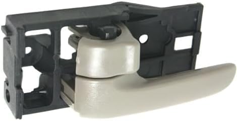 Front Interior Door Handle Beige Fawn with Lock Left Driver Side Direct Replacement Compatible with 2000-2006 Toyota Tundra TO1352187 692060C010E1