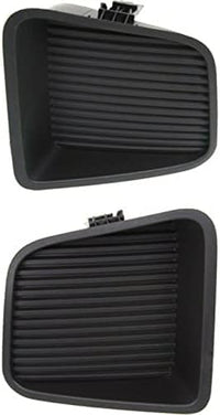 Set of 2 Front Fog Light Cover Textured Left Driver & Right Passenger Side Direct Replacement Compatible With 2014-2021 Toyota Tundra TO1038174 TO1039174 521270C060 521280C060