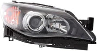 Set Of 2 Front Head Light Assembly Plastic Left Driver & Right Passenger Side Direct Replacement Compatible With 2008-2011 Subaru Impreza SU2503125 SU2502125 84001FG241 84001FG251