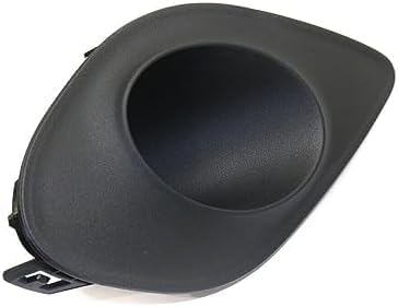 Set Of 2 Front Fog Lamp Molding Textured With Hood Scoop Right Passenger & Left Driver Side Direct Direct Replacement Compatible With 2015-2023 Dodge Charger CH1039171 CH1038171