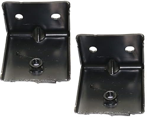 Set of 2 Front Bumper Support Bracket Steel Right Passenger & Left Driver Side Direct Replacement Compatible with 2016-2018 Chevrolet Silverado 1500 / 2019 LD GM1042130 84054213