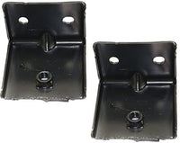 Set of 2 Front Bumper Support Bracket Steel Right Passenger & Left Driver Side Direct Replacement Compatible with 2016-2018 Chevrolet Silverado 1500 / 2019 LD GM1042130 84054213