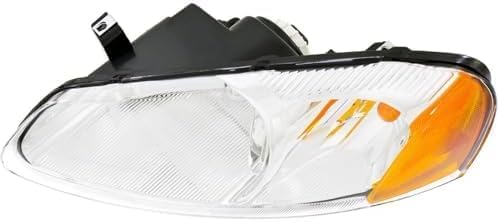 Set Of 2 Front Headlights Assembly Right Passenger & Left Driver Side Direct Replacement Compatible With 2001-2003 Chrysler Sebring / 2001-2006 Dodge Stratus CH2503143 CH2502143